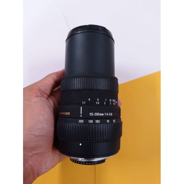 Jual Lensa SIGMA 55-200mm DC F3.5 For NIKON Kamera DSLR