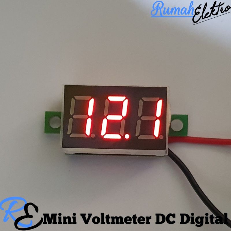 Jual Mini Voltmeter Volt Meter Digital DC Shopee Indonesia
