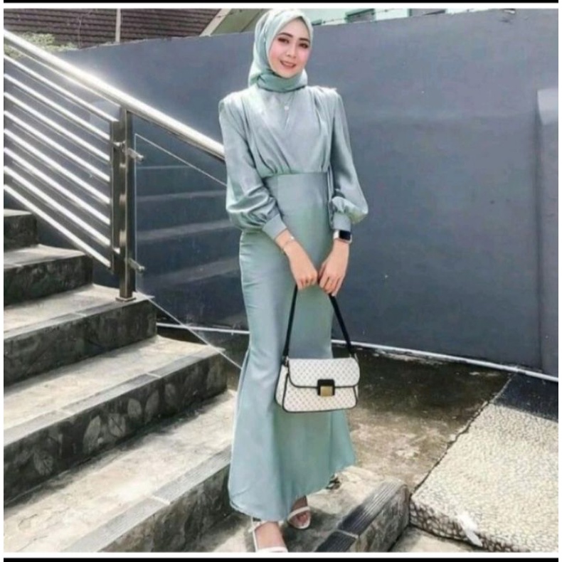 Model dress pesta hijab best sale