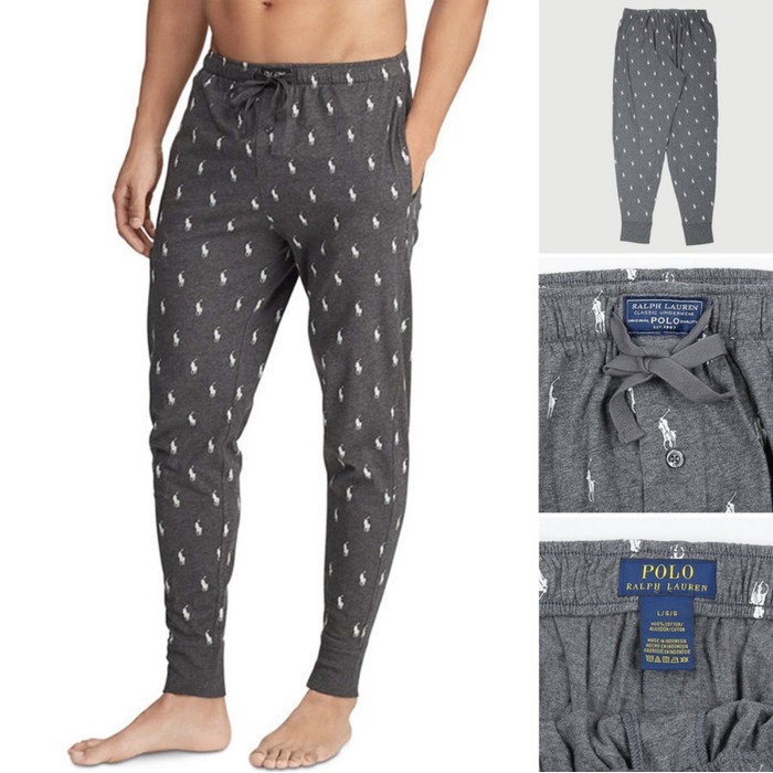 Allover pony cotton jogger sale