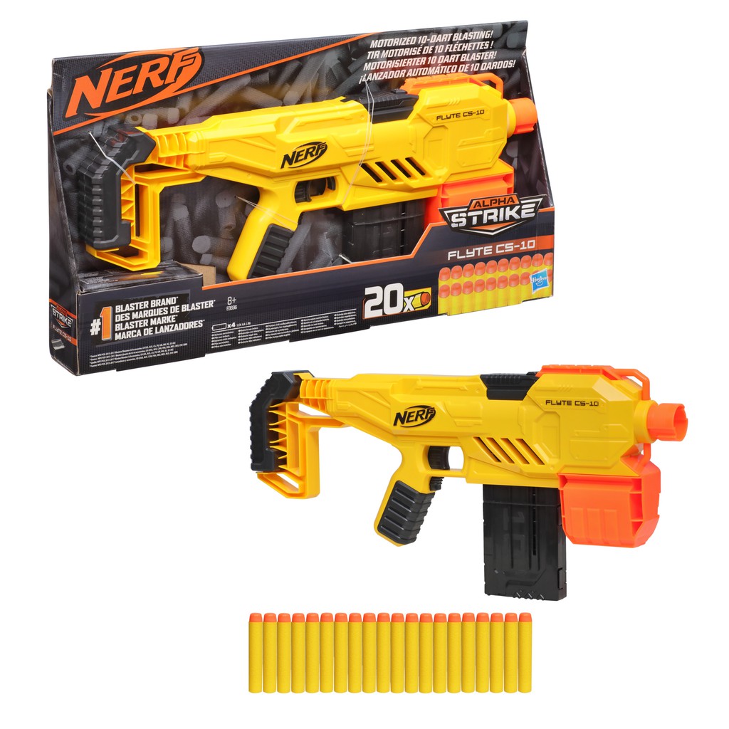 Jual Nerf Alpha Strike Flyte Cs 10 Blaster Shopee Indonesia