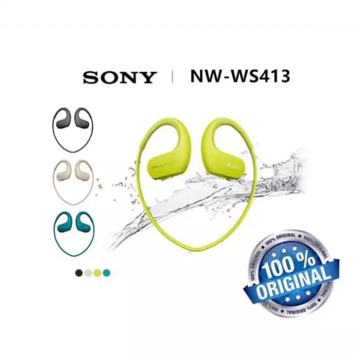 Jual Sony Walkman NWWS413 (Waterproof and Dustproof Sports MP3 Player