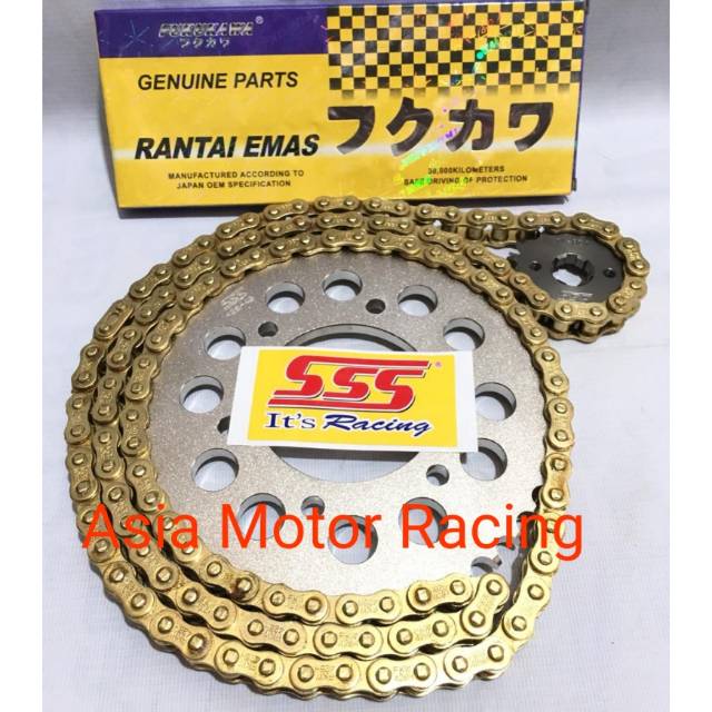 Jual Gear Set Gir Set SSS Satria Fu, Satria Fu Face list, Satria Fu