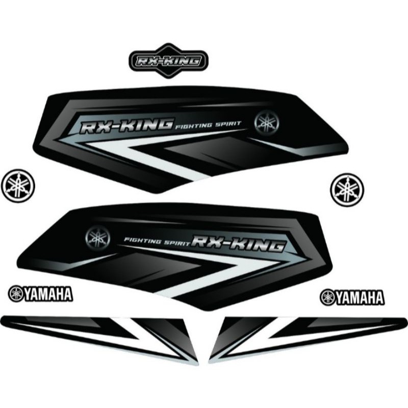 Jual stripping stiker yamaha RX king variasi hitam terbaru | Shopee ...