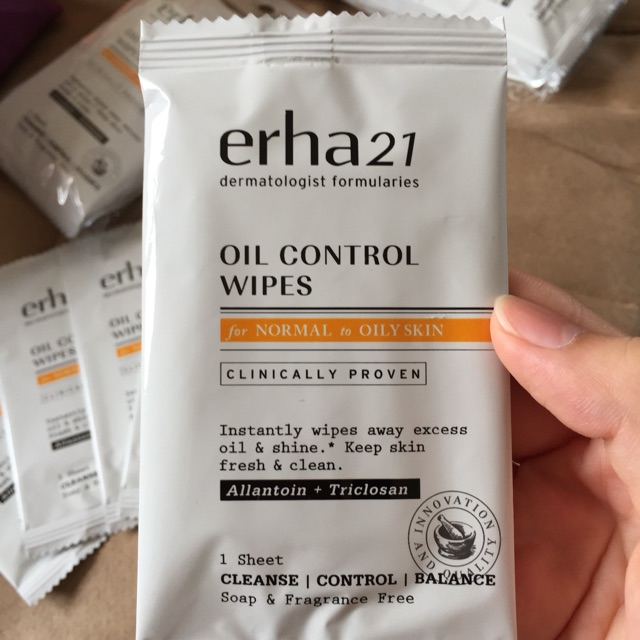 Jual Erha Oil Control Wipes Shopee Indonesia
