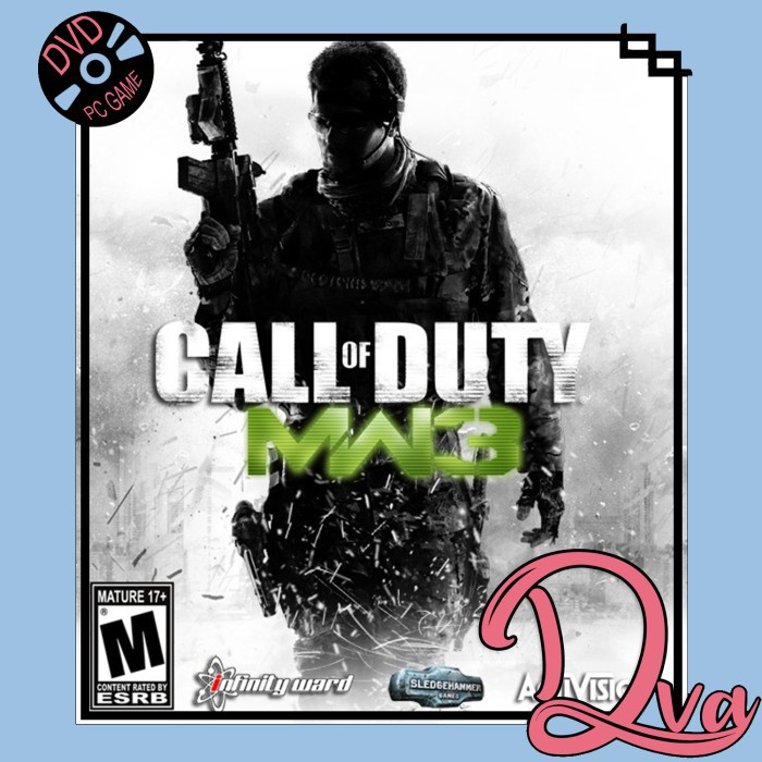 Jual Murah Call of Duty Modern Warfare 3 + ALL DLCs PC Game DVD GAME