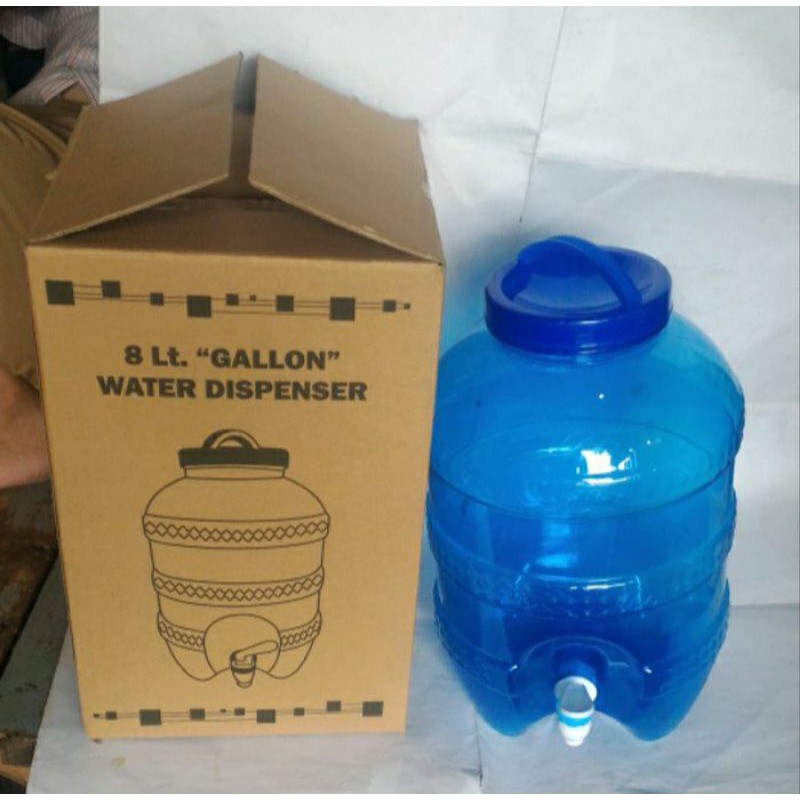 Jual Gallon Water Dispenser 8 Liter Plus Kran / Dispenser Galon 8 liter