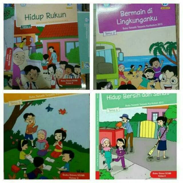 Jual Buku Tematik Terpadu Kelas 2 SD Kurikulum 2013 Revisi Terbaru ...