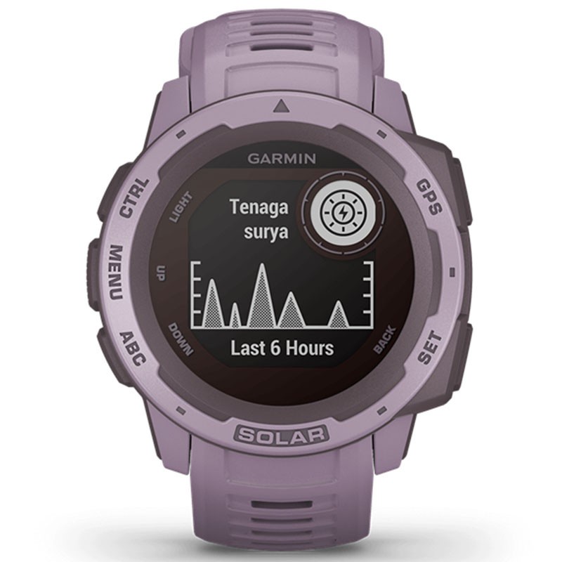Jual JAM TANGAN GARMIN ORIGINAL INSTINCT SOLAR ORCHID SMART Pria Wanita ...