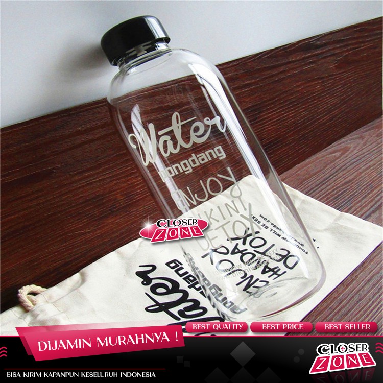 Jual Botol Minum Plastik BPA Free 1000ml - Transparent | Shopee Indonesia