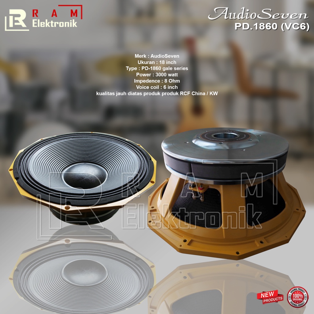 Speaker audio best sale seven 18 inch