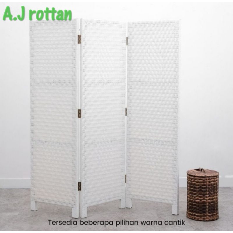 Jual FREE ONGKIR Sekat partisi / Sketsel Rottan 3 Pintu | Shopee Indonesia