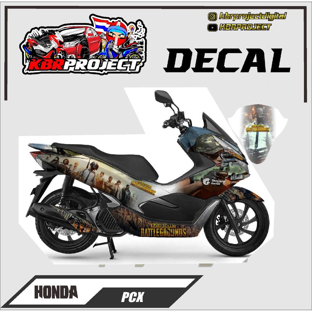 Jual Decal Sticker Custom Dekal Stiker Fullbody Honda Pcx Shark