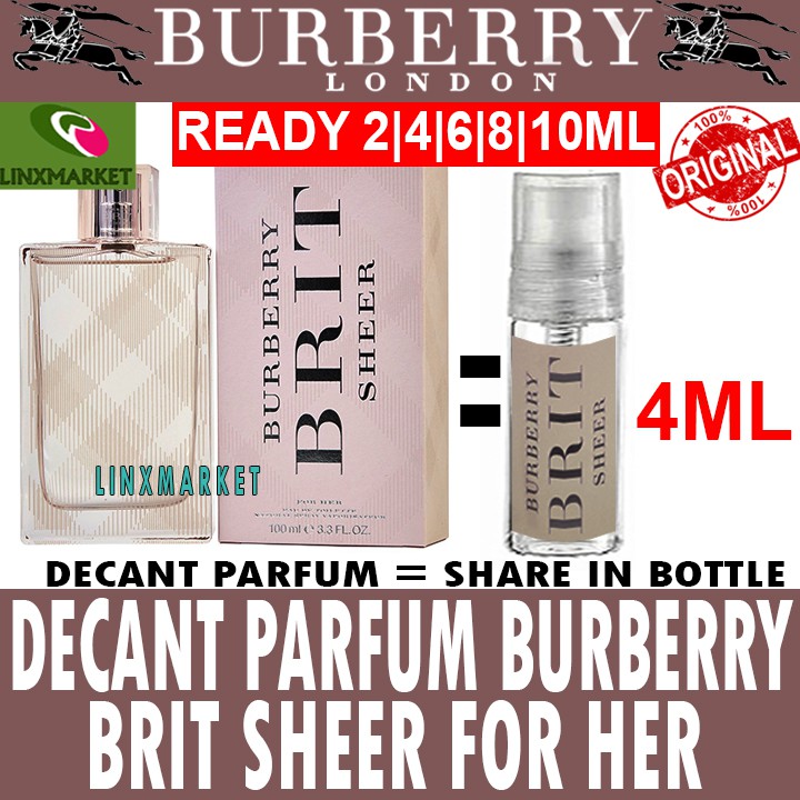 Burberry brit sheer 2ml best sale