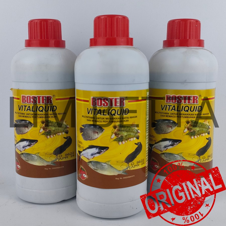 Jual Boster Vitaliquid Ml Vitamin Untuk Ikan Dan Udang Shopee