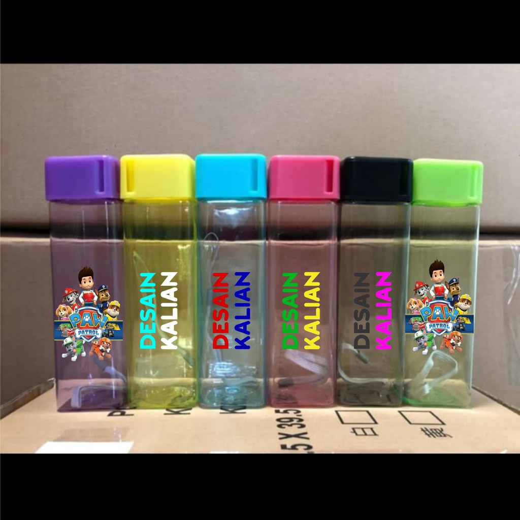 Jual Custom Tumbler Botol My Bottle Kotak Sablon Print Uv Fullcolor Di Surabaya Bisa Gambar Foto 3188