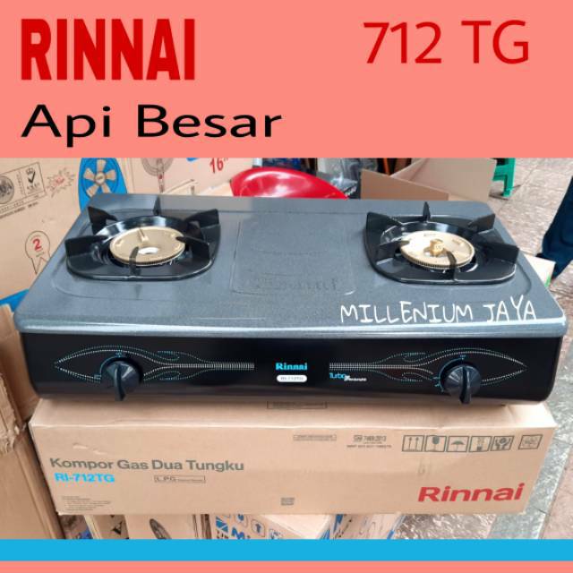 Jual KOMPOR RINNAI TURBO 712 TG dan 712 T API LILIN | Shopee Indonesia