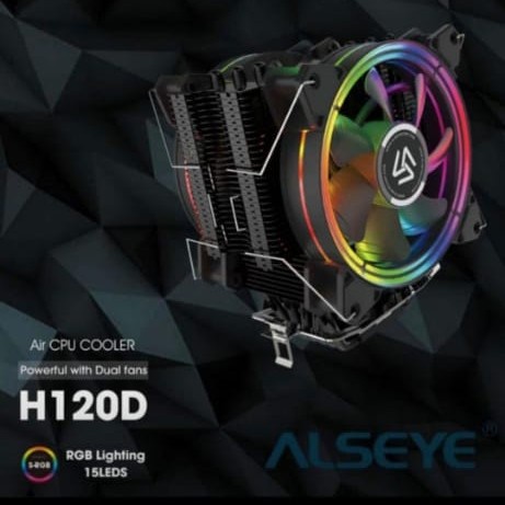 Jual Alseye H120D CPU Cooler RGB Universal Platform 9 (Fan Processor ...