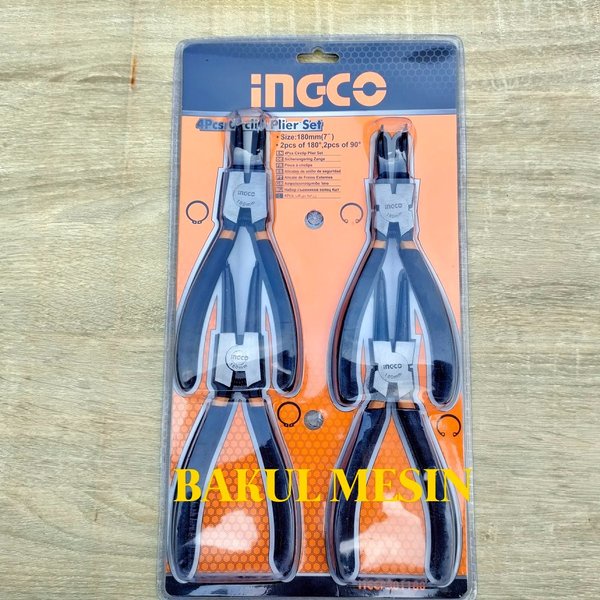 Jual Ingco Hccps Circlip Plier Set Pcs Tang Snap Ring Set Shopee Indonesia