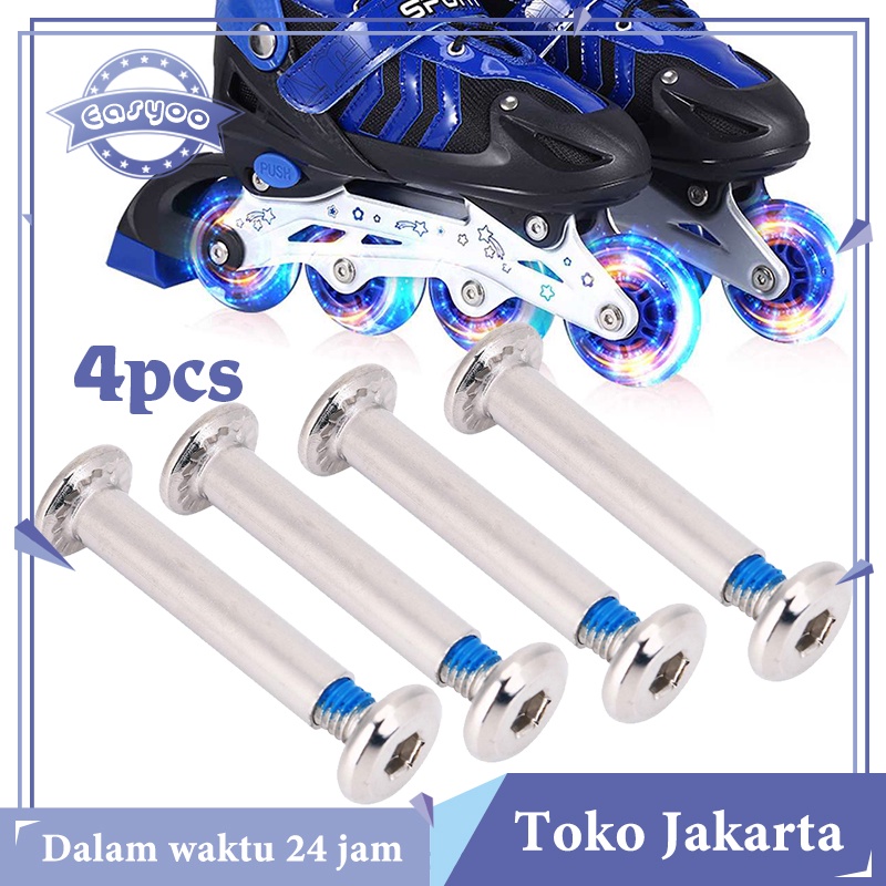 Jual 4pcs Baut As Sepatu Roda Anak Baut Inline Skate As Pendek | Shopee ...