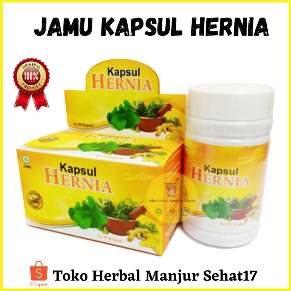 Jual Jamu Kapsul Hernia Original 1 Box Isi 50 Kapsul Kapsul Herbal