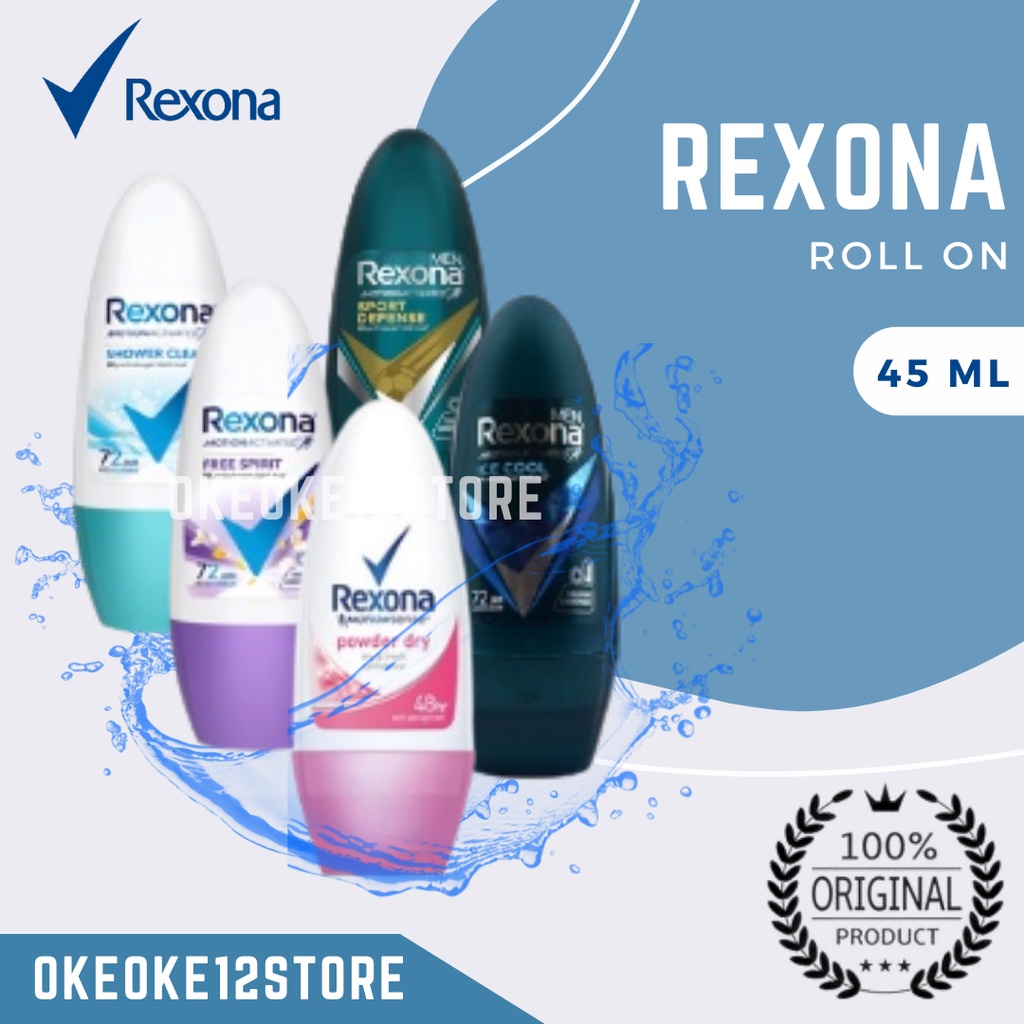 Jual Rexona Roolon Men & Women 45ml | Shopee Indonesia