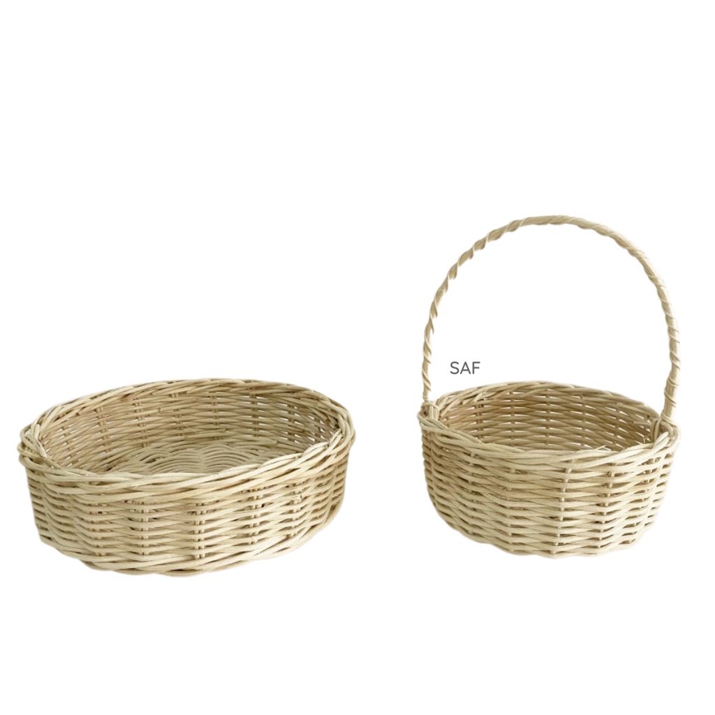 Jual SAF keranjang jumbo rotan hampers ukuran 20 dan 15cm / wadah ...