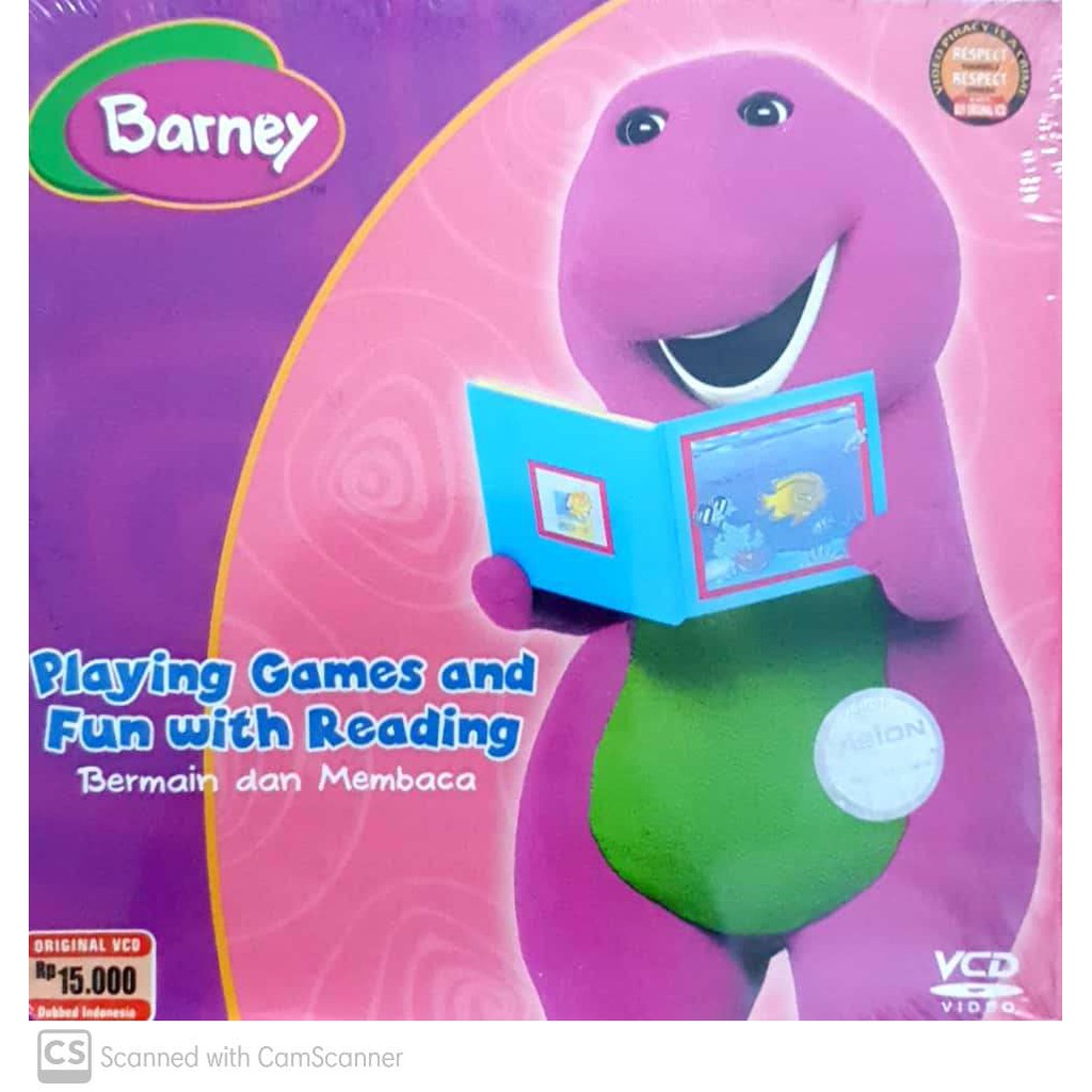 Jual Barney Playing Games and Fun with Reading | VCD Original | Shopee ...