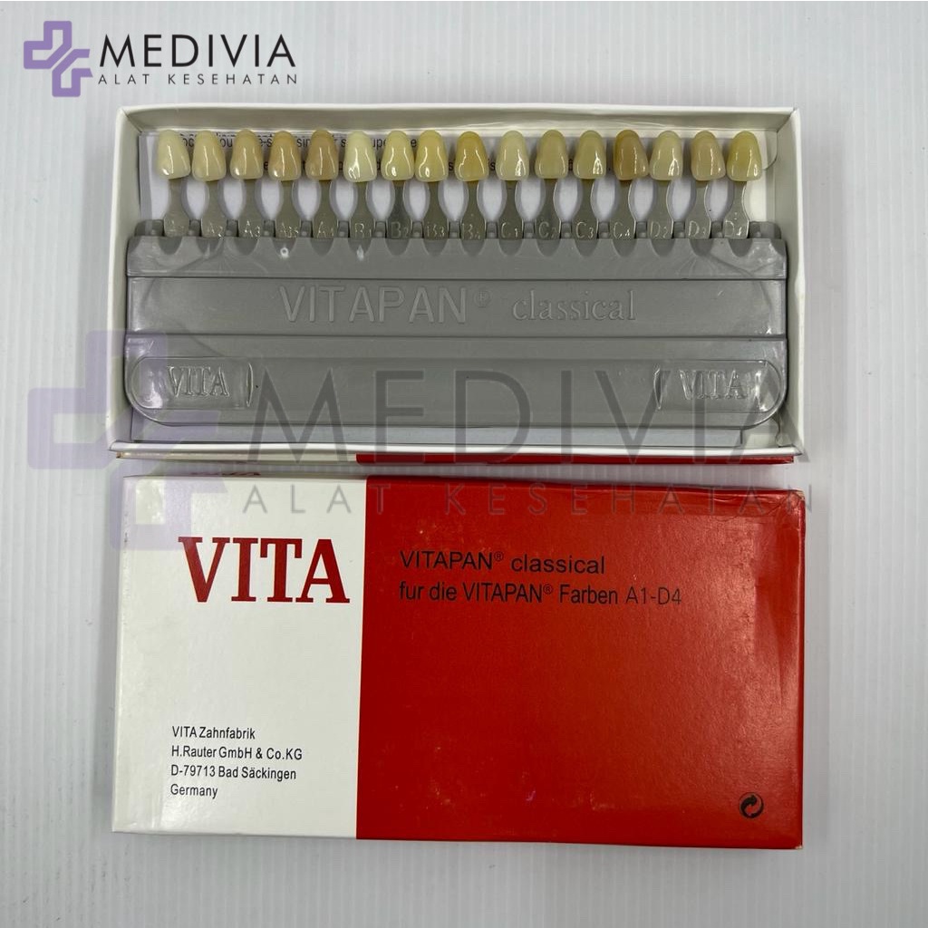 Jual DENTAL SHADE GUIDE VITA/ CLASSICAL VITAPAN/ ACUAN PANDUAN WARNA