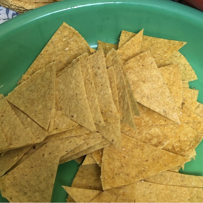 Jual Frozen Uncooked Yellow Corn Tortilla Chips/Nachos 250 gr