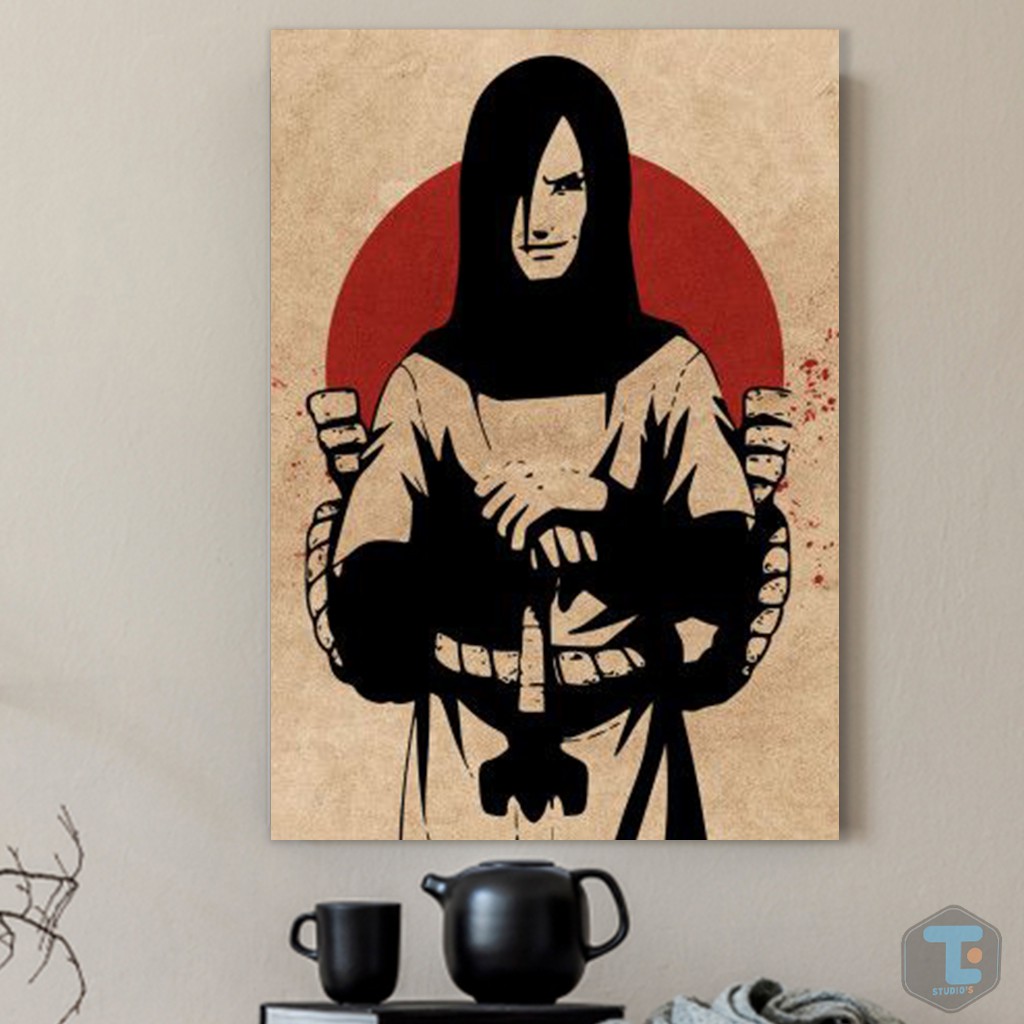 Jual Hiasan Dinding Akatsuki Naruto Poster Anime Kartun Jepang Desain ...
