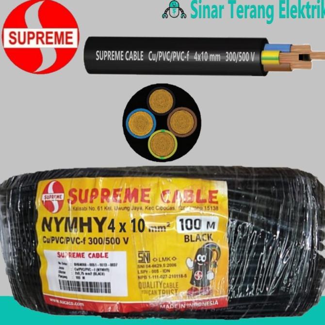 Jual Supreme Kabel Serabut Cu Pvc Pvc F 300 500v Nyyhy 4 X 10 Mm