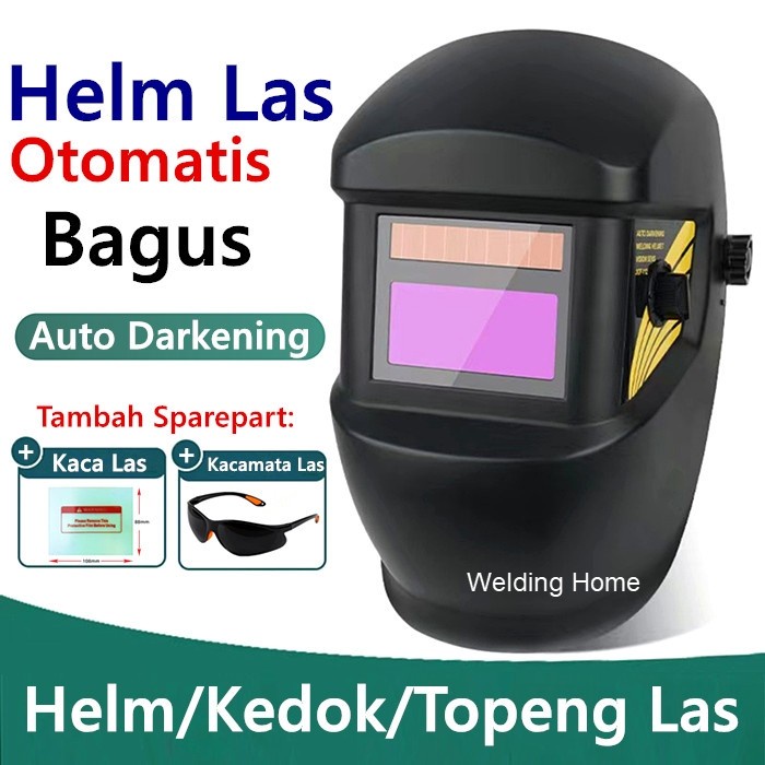 Jual Helm Kedok Las Otomatis Kacamata Las Auto Dark Safety Welding Helmet Bagus Shopee Indonesia 6859