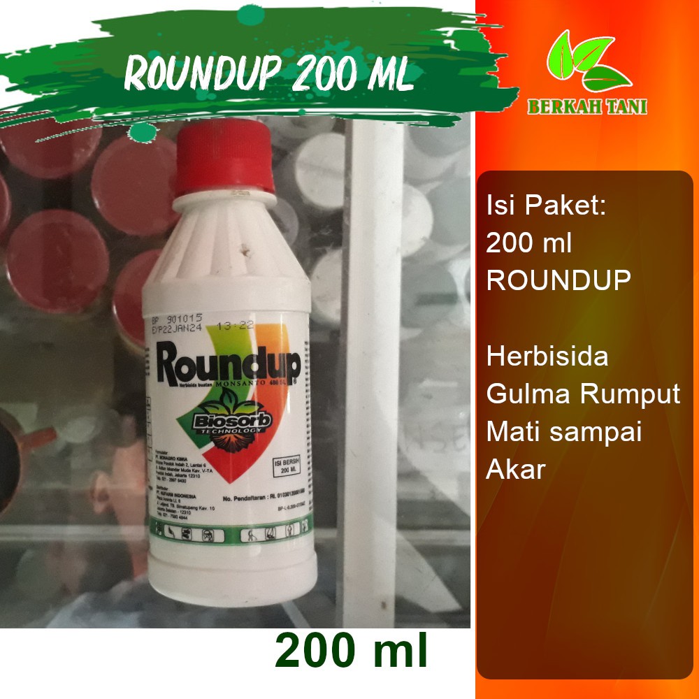 Jual Roundup 200 ml Herbisida Obat Rumput Liar dan Gulma | Shopee Indonesia