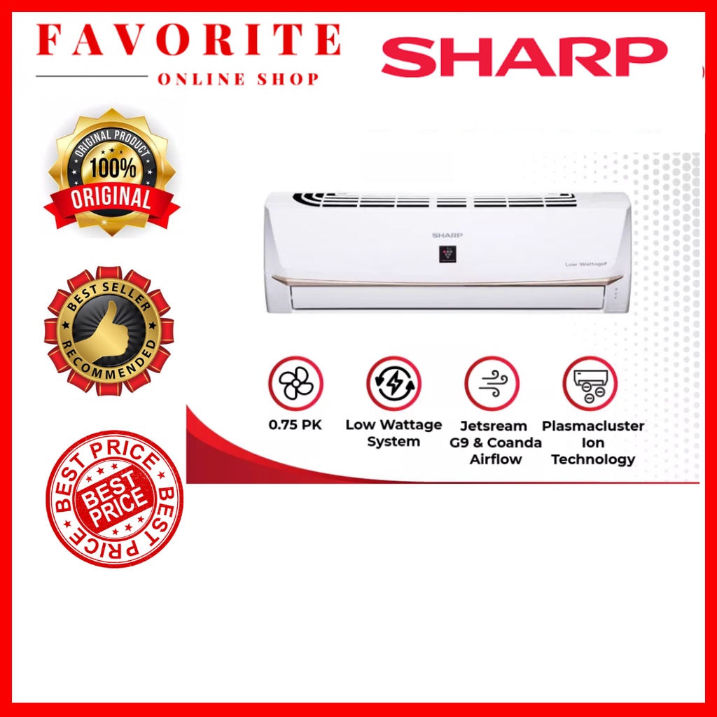 Jual AC SHARP 1/2 PK AH-AP5UHL | Shopee Indonesia