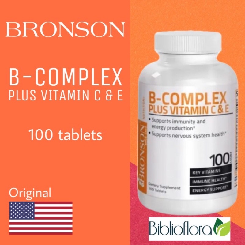 Jual Bronson Vitamin B complex with vitamin C and E 100 tablets