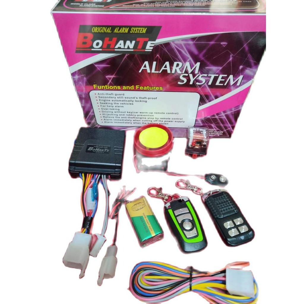 Jual ALARM BOHANTE PINK KOMPLIT REMOTE MOTOR TERBAIK DI INDONESIA ...