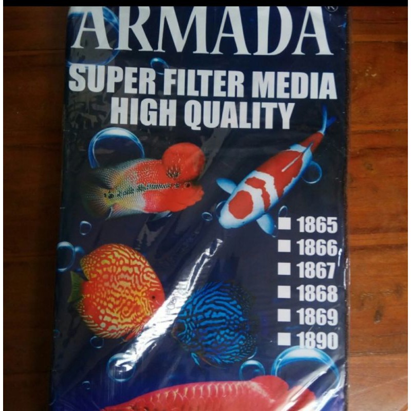 Jual Busa Filter Biofil ARMADA 50x30cm hitam, sufer filter Media HQ ...