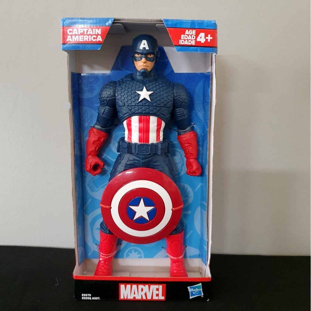 Jual Action Figure Captain America Avengers Original Hasbro Tinggi 23cm ...