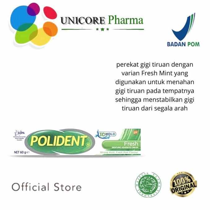 Jual Sale polident adhesive 60 gram/ polident lem gigi Shopee Indonesia