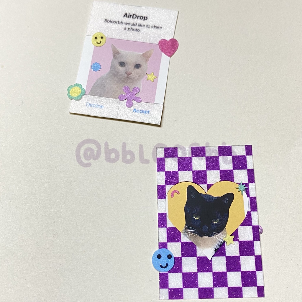 Jual id card photo frame sticker (pls read description first) | Shopee ...