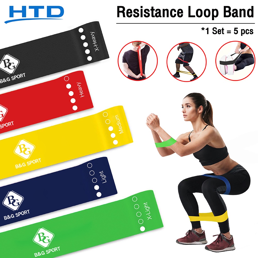 Resistance Loop Bands – 5pcs – BigBuy