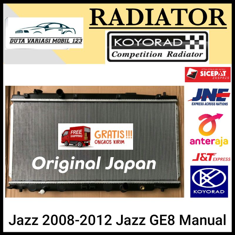 Jual Radiator Jazz 2008 2009 2010 2011 2012, Jazz GE8 Manual - KOYORAD ...