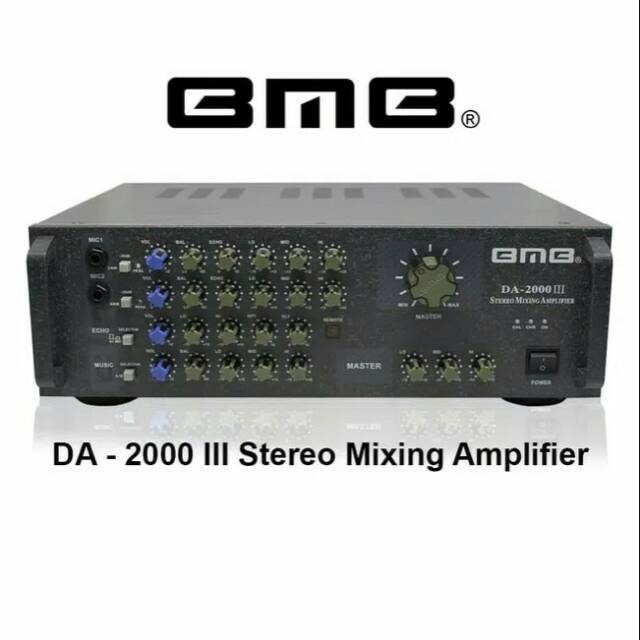 Jual AMPLI BMB DA 2000 III BT MIXING AMPLIFIER | Shopee Indonesia