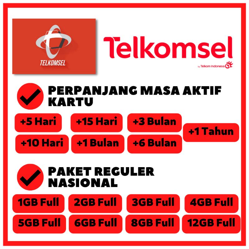 Jual Perpanjang Masa Aktif Kartu Telkomsel Murah | Shopee Indonesia