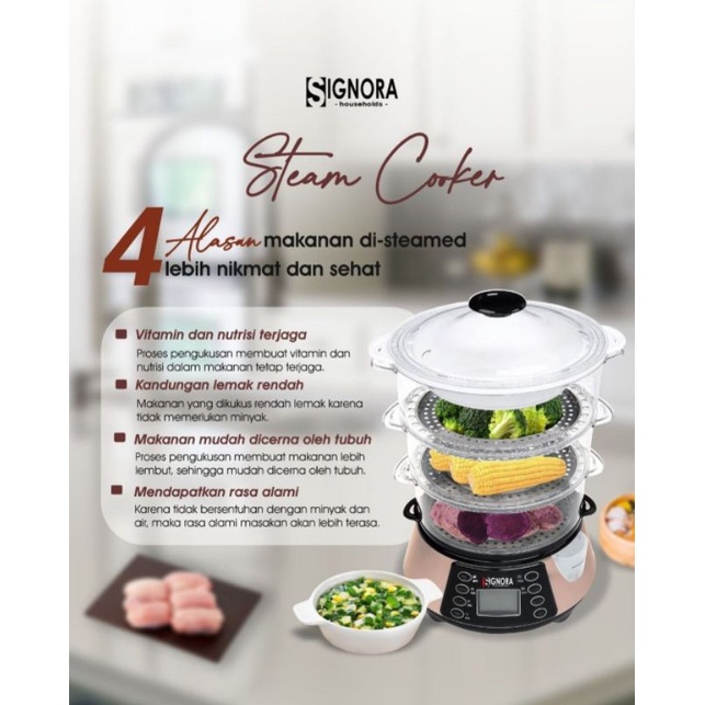 Jual Signora Steam Cooker 3 Susun | Shopee Indonesia