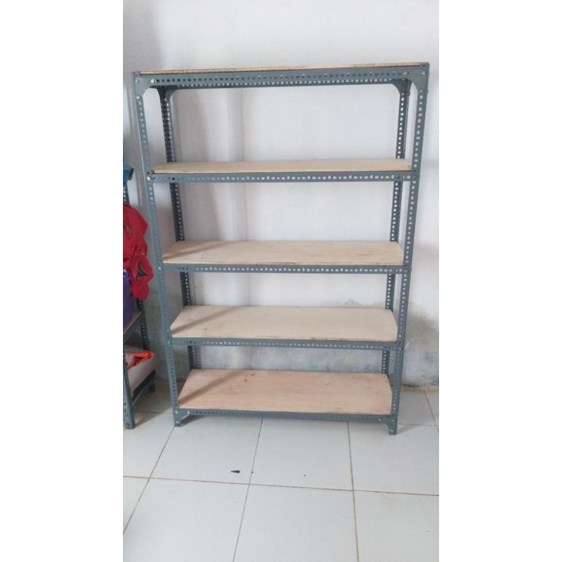 Jual Rak besi siku Rak sebaguna T150xP100xL40 nota pembelian | Shopee ...