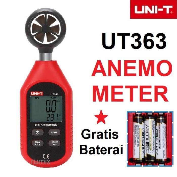 Jual Measuring Uni T Ut363 Anemometer Alat Ukur Kecepatan Angin Digital Wind Speed Shopee 0133