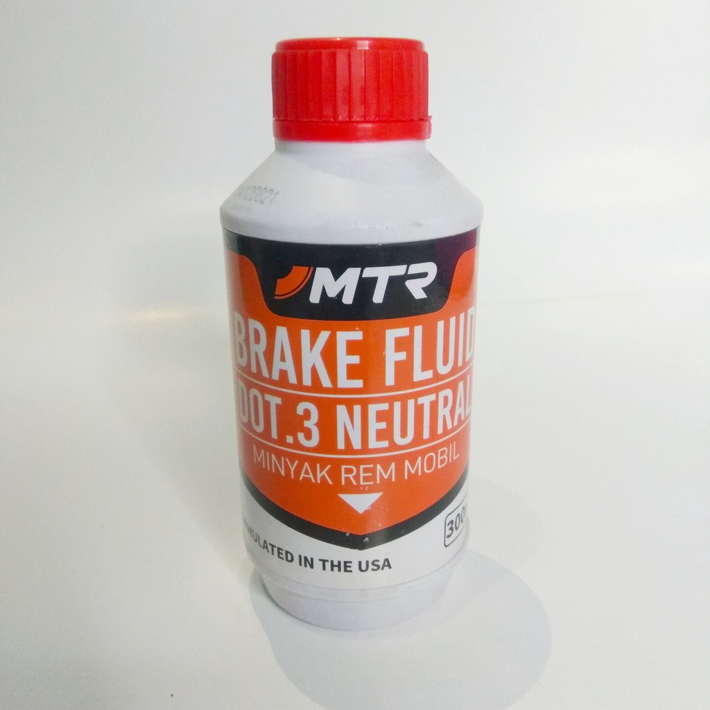 Jual MTR Brake Fluid DOT-3 300 Ml Oli Minyak Cairan Rem Mobil Motor ...