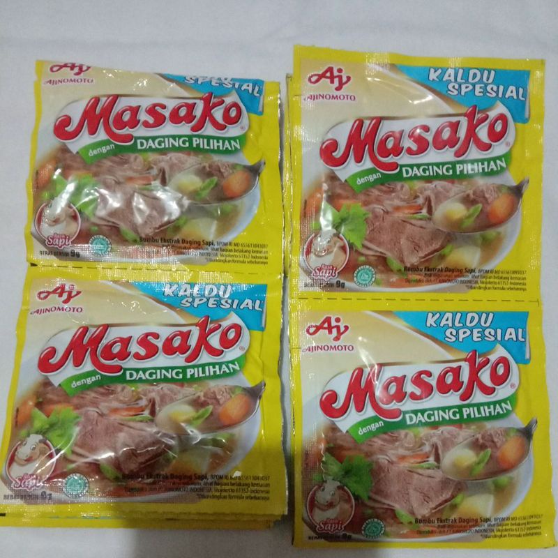 Jual Masako rasa sapi kemasan 9gr (1renteng) | Shopee Indonesia